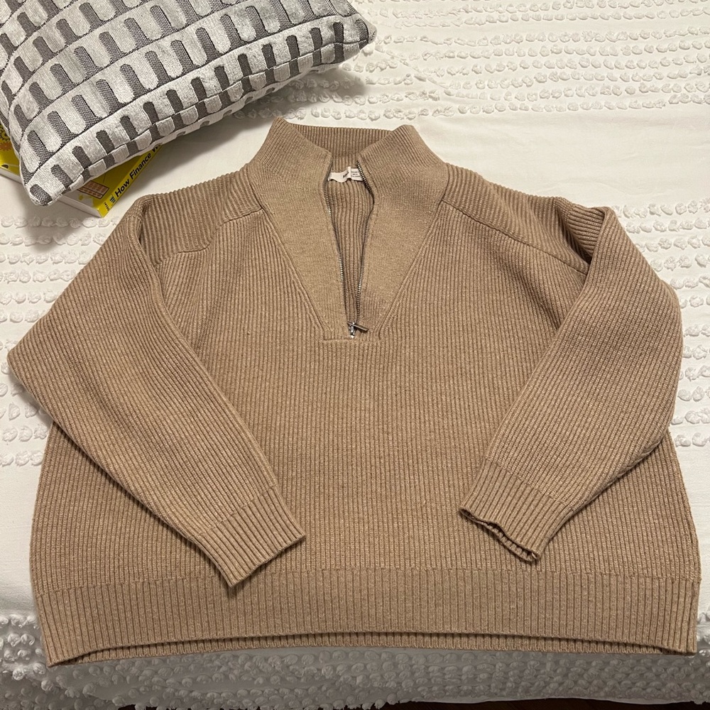 Mango Zip Sweater